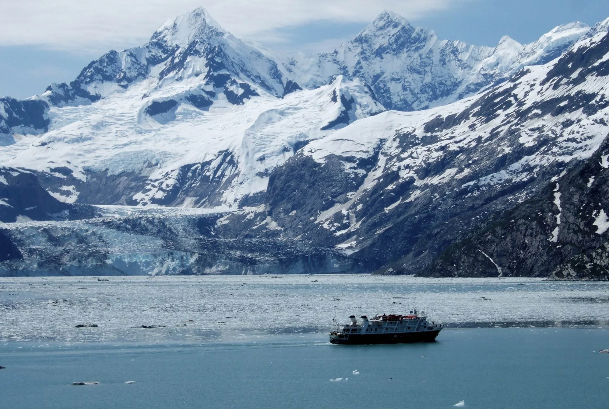 Photo of places to stay in seward, alaska - snowy mountain view